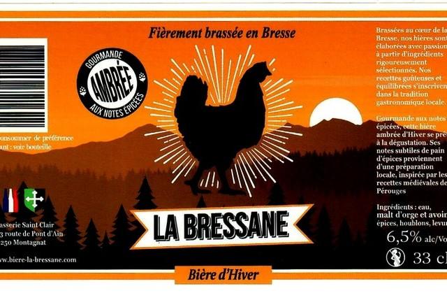 La Bressane D'Hiver 6.5%, Brasserie Saint-Clair, France