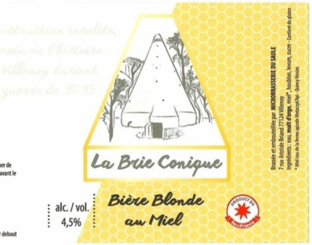 La Brie Conique 4.5%, Microbrasserie Du Saule, France