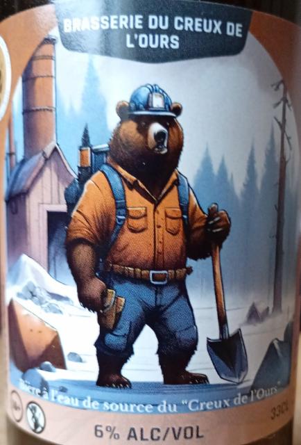Creux De L'Ours Brune 6.0%, Brasserie Du Creux De L'Ours, France