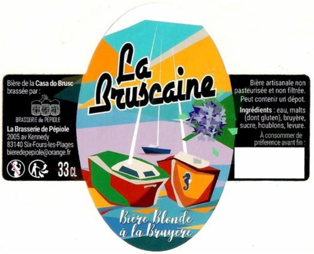 La Bruscaine 5.0%, Brasserie De Pépiole [Closed], France