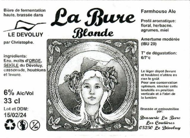 La Bure Blonde, Brasserie La Bure