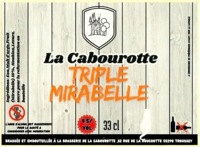 La Cabourotte Triple Mirabelle 8.5%, Brasserie La Cabourotte, France