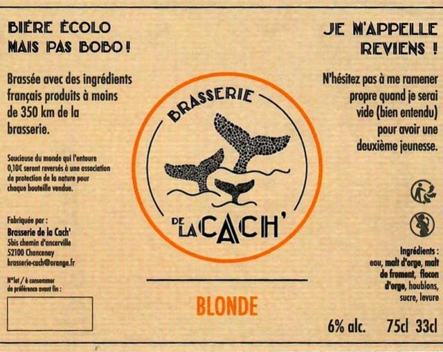 La Cach' Blonde 6.0%, Brasserie De La Cach', France