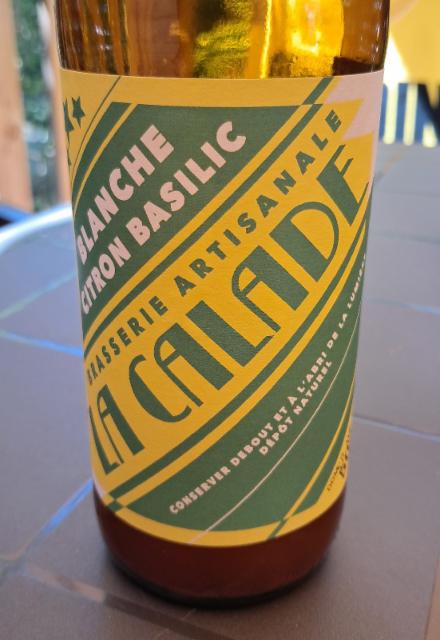 La Calade blanche citron basilic 4.8%, Ô potager, France