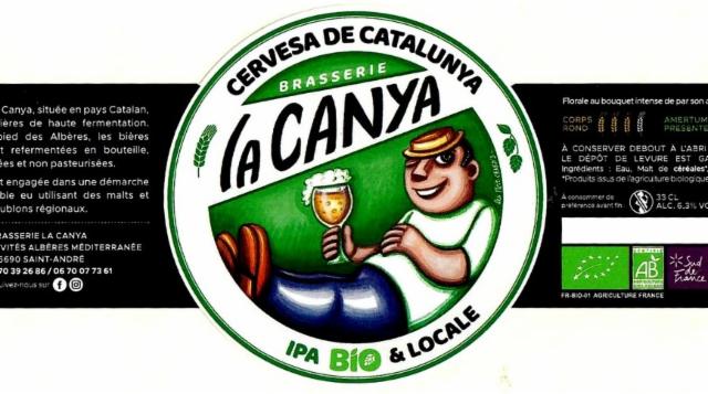La Canya IPA Bio 6.0%, Brasserie La Canya, France