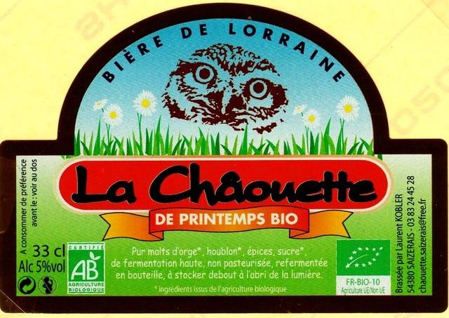 La Châouette De Printemps Bio 5.0%, Brasserie La Châouette, France