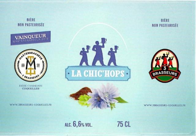 La Chic'Hops 6.6%, Les 3 Brasseurs / The 3 Brewers, France