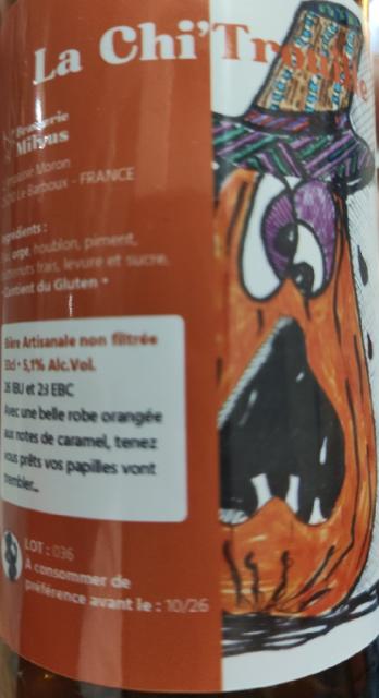 La Chi'Trouille, Brasserie Milvus