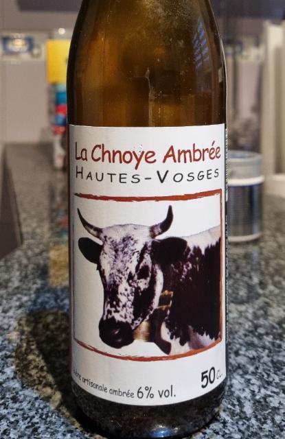 La Chnoye Ambrée 6.0%, Brasserie Marie-Thérèse, France