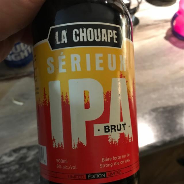 Serieux IPA Brut 6.0%, Brasserie La Chouape Brewing Company, Canada