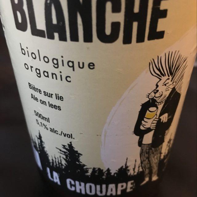 La Chouape Blanche Biologique 5.1%, Brasserie La Chouape Brewing Company, Canada