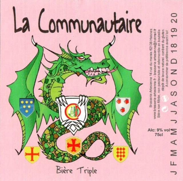 La Communautaire 9.0%, Brasserie Artésienne, France
