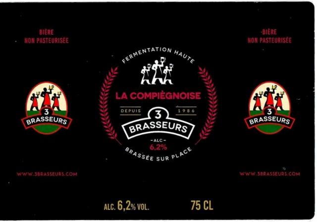 La Compiègnoise, 3 Brasseurs Jaux - Compiègne