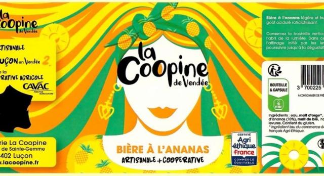 La Coopine À L'Ananas 4.3%, Brasserie La Coopine, France