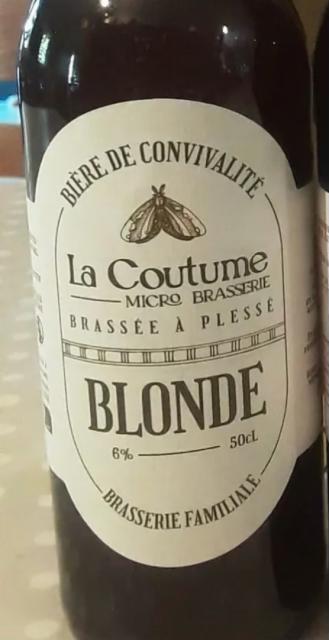 La Coutume Blonde, La Coutume
