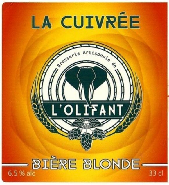 La Cuivrée, Brasserie De L'Olifant