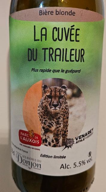 La Cuvée Du Traileur 5.5%, Les Bières Du Donjon, France