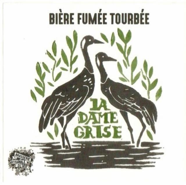 La Dame Grise Fumée Tourbée 5.0%, Brasserie Artisanale Du Der, France