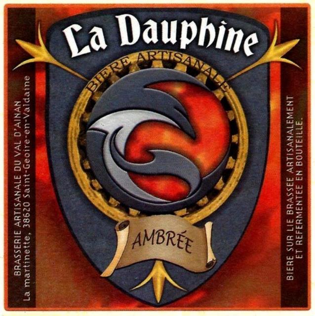 La Dauphine Ambrée 7.0%, Brasserie Artisanale Du Val D'Ainan (La Dauphine), France