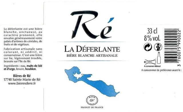 La Déferlante 8.0%, Bières De Ré, France