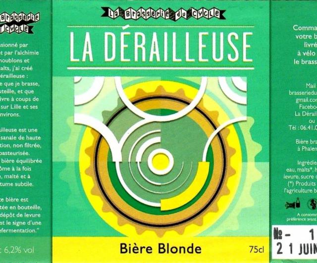 La Dérailleuse Blonde, Brasserie Du Cycle - La Dérailleuse [Closed]