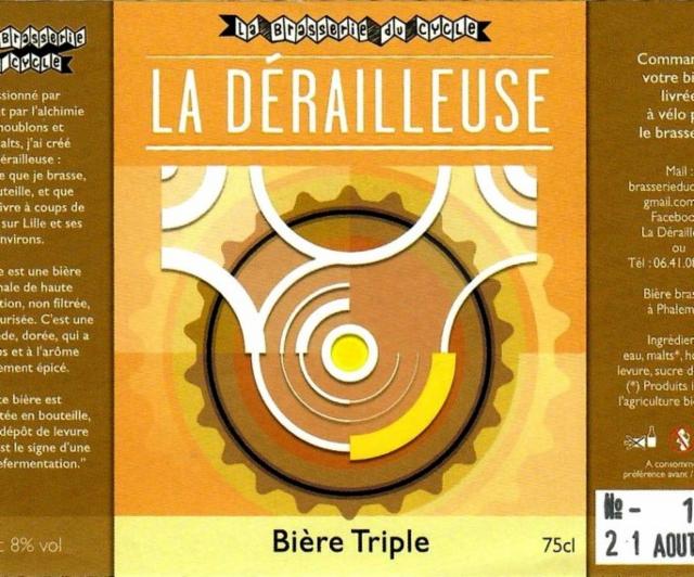 La Dérailleuse Triple, Brasserie Du Cycle - La Dérailleuse [Closed]
