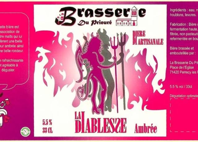 La Diablesse Ambrée 6.0%, Brasserie Du Prieuré, France