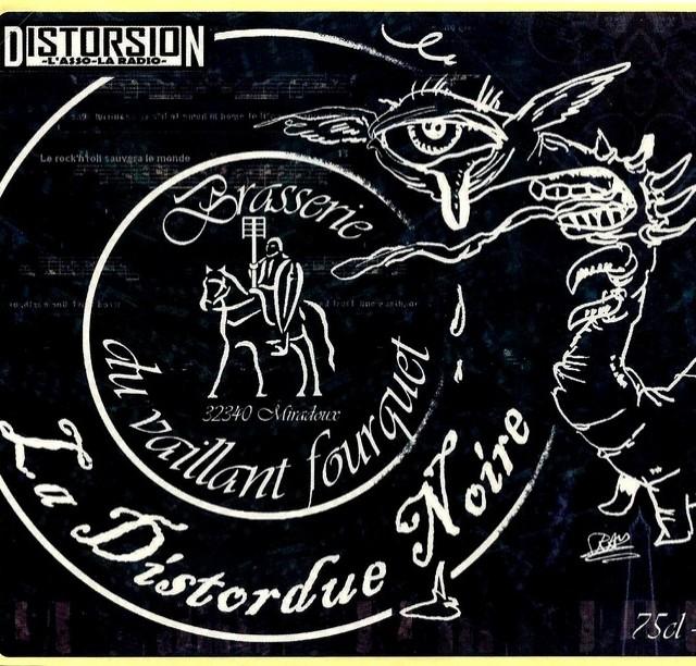 La Distordue Noire 5.0%, Brasserie Du Vaillant Fourquet [Closed], France