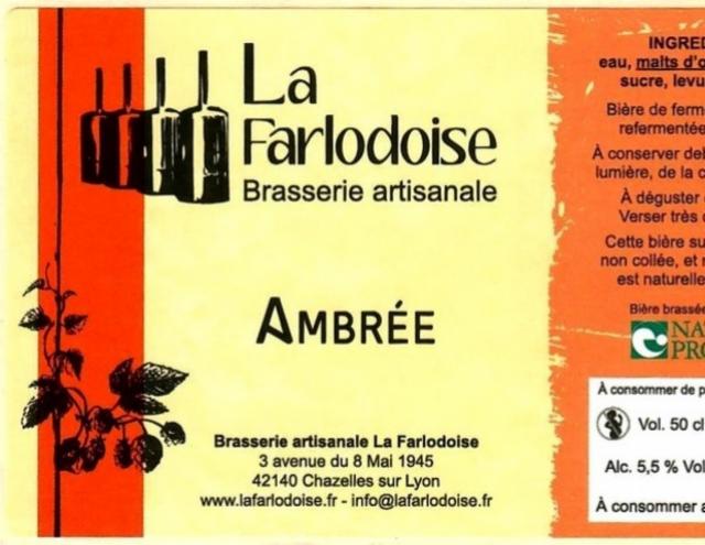 La Farlodoise Ambrée 5.5%, La Farlodoise, France