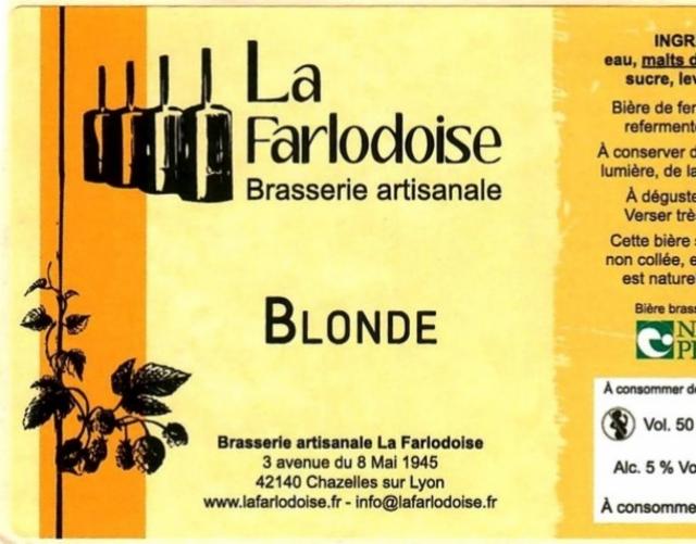 La Farlodoise Blonde 5.0%, La Farlodoise, France