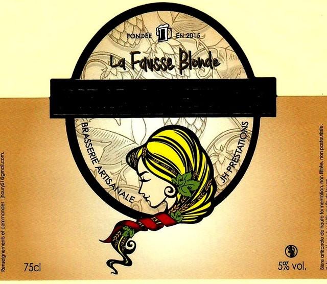 La Fausse Blonde 5.0%, Brasserie Artisanale JHP (L'Agéenne), France