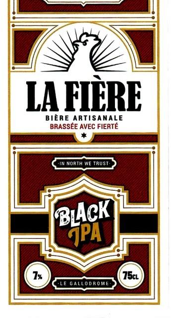 La Fière Black IPA 7.0%, Brasserie Du Pays Flamand, France