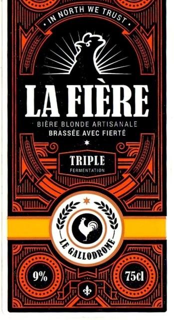 La Fière Triple 9.0%, Brasserie Du Pays Flamand, France