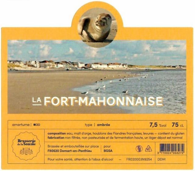 La Fort-Mahonnaise Ambrée, Brasserie De La Somme