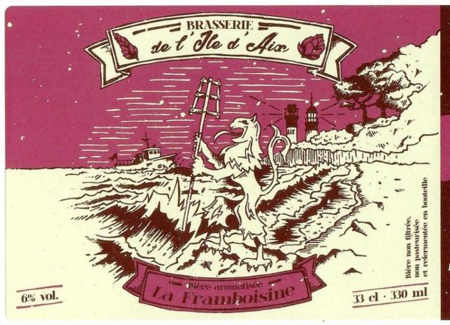 La Framboisine 6.0%, Brasserie De L'Île D'Aix, France