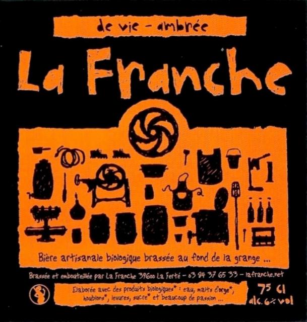 La Franche De Vie Ambrée 6.0%, La Franche, France