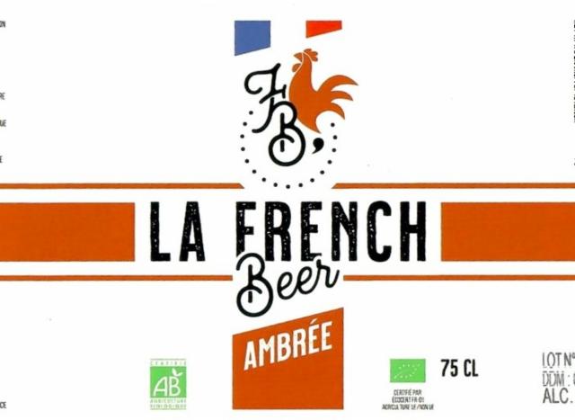 La French Beer Ambrée 5.0%, La Brasserie 744, France