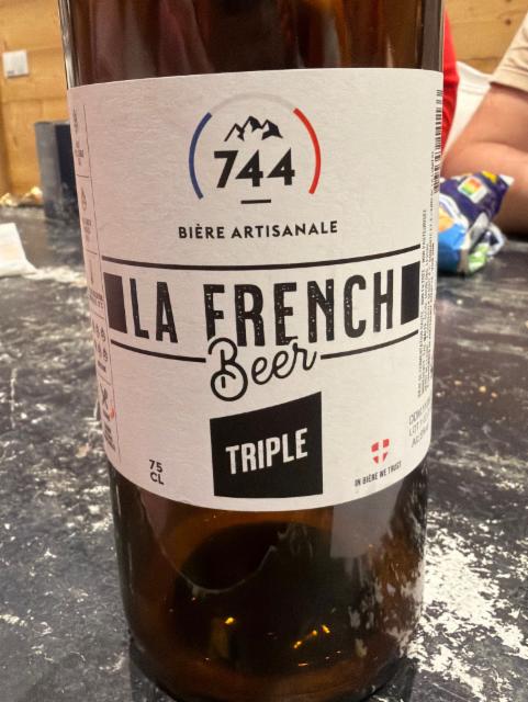 La French Beer Triple 8.0%, La Brasserie 744, France