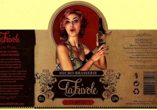 La Frivole Brune 5.9%, Brasserie La Frivole, France