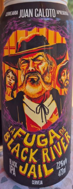 La Fuga De Black River Jail 7.2%, Cervejaria Juan Caloto, Brazil