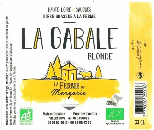La Gabale Blonde, La Ferme Du Margaric