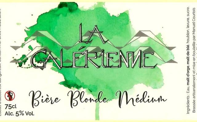 La Galérienne Blonde Médium 5.0%, La Brasserie De La Blaise, France