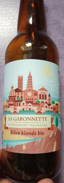 La Garonnette blonde bio 5.0%, Brasserie La Garonnette, France