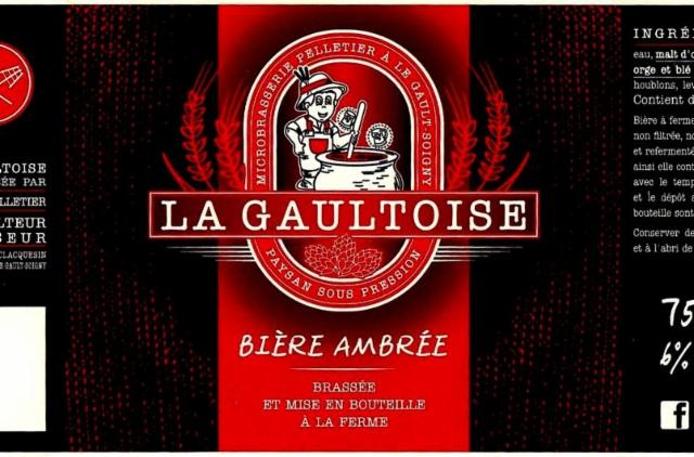 La Gaultoise Ambrée, Microbrasserie Pelletier - La Gaultoise