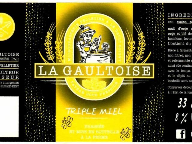 La Gaultoise Triple Miel, Microbrasserie Pelletier - La Gaultoise