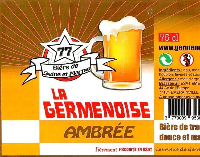 La Germenoise Ambrée 6.4%, La Germenoise - ESAT Germenoy, France