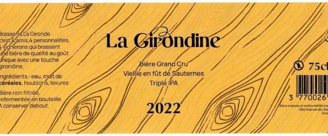La Girondine 2022 8.5%, Brasserie La Gironde, France