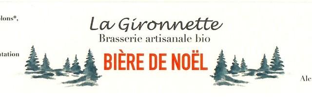 La Gironnette Bière De Noël 5.5%, Brasserie La Gironnette, France