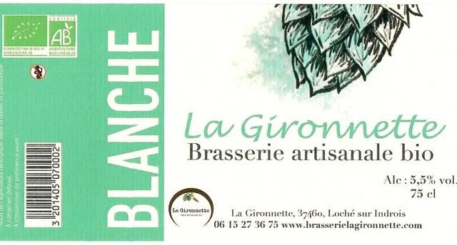 La Gironnette Blanche 5.5%, Brasserie La Gironnette, France