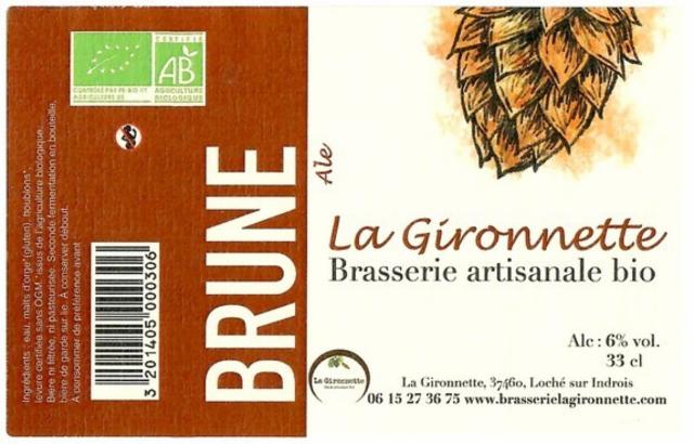 La Gironnette Brune 6.0%, Brasserie La Gironnette, France
